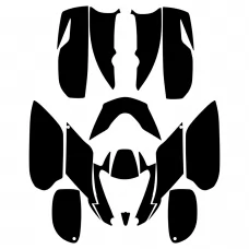 Can-Am DS 650 2000 2001 2002 2003 2004 2005 2006 2007 Full Kit Graphic Templates