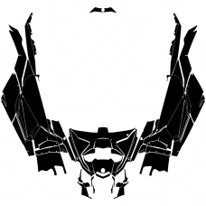 CAN-AM MAVERICK X3 X RS TURBO MAX (2 DOORS) Full kit Graphic Templates