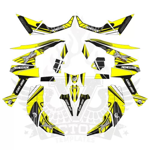 Can-Am Renegade Sport EDITABLE DESIGNS Graphic Templates Can-Am Renegade Sport EDITABLE DESIGNS Graphic Templates