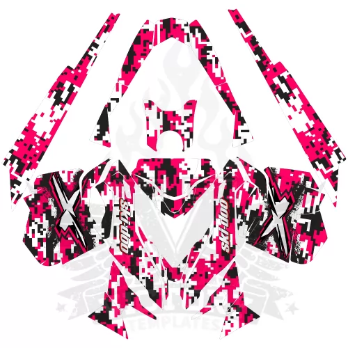 Ski-Doo Rev XM 2013-2016 CAMO EDITABLE DESIGNS Graphic Templates Ski-Doo Rev XM 2013-2016 CAMO EDITABLE DESIGNS Graphic Templates