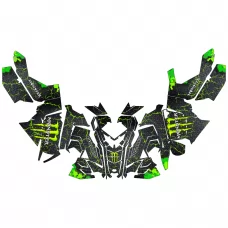 Polaris Axys Monster Energy EDITABLE DESIGNS Graphic Templates