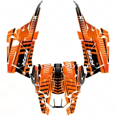 Polaris RZR XP 1000 TURBO TURBO S (Full Kit) 2019 Road EDITABLE DESIGNS Graphic Templates