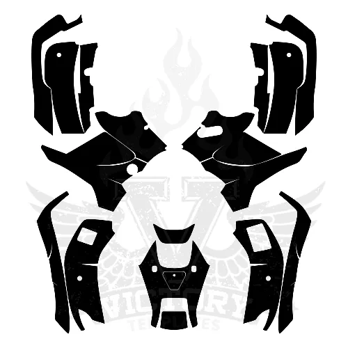 Honda Fourtrax Foreman 4x4 ATV Graphics Template Honda Fourtrax Foreman 4x4 ATV Graphics Template