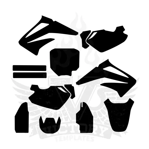 HONDA CR 85 2007 Graphic Template HONDA CR 85 2007 Graphic Template