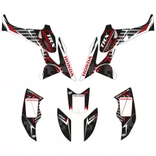Honda TRX 450 Black EDITABLE DESIGNS Graphic Templates