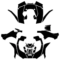 KAWASAKI Brute Force 750 2012 2013 2014 2015 2016 2017 2018 2019 2020 Full Kit Graphic Templates