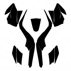 Kawasaki KFX 50 2009- Graphic Templates