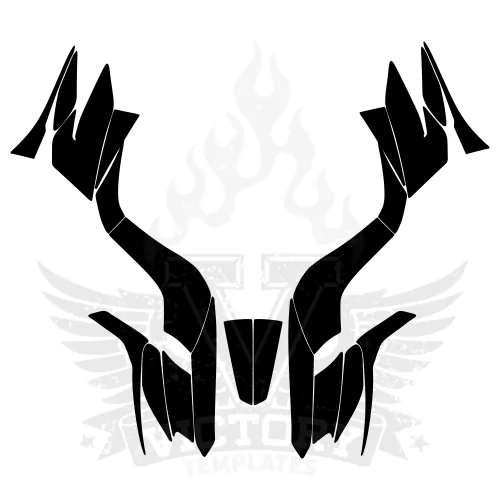 KAWASAKI KFX 90 2008 - 2022 Graphic Templates KAWASAKI KFX 90 2008 - 2022 Graphic Templates