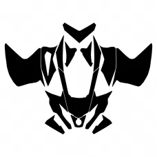 BRP Lynx RS 2008 2009 Hood Graphic Templates