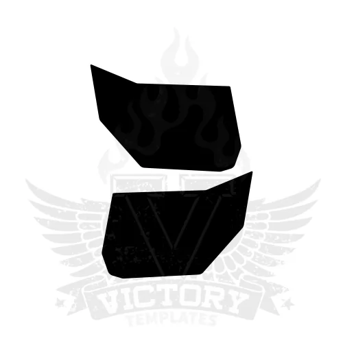 Can-Am Maverick Pro Armor doors Graphics Template Can-Am Maverick Pro Armor doors Graphics Template
