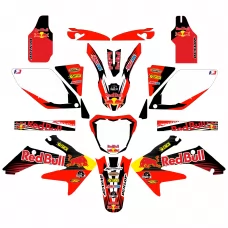 Honda CRF250 Red Bull EDITABLE DESIGNS Graphic Templates