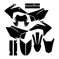 Honda CRF 150 230 2015 Graphic Templates
