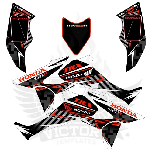 Honda TRX 450R Thunder EDITABLE DESIGNS Graphic Templates Honda TRX 450R Thunder EDITABLE DESIGNS Graphic Templates