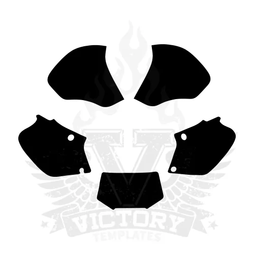 Honda XR 250 400 1996 1997 1998 1999 Graphic Templates Honda XR 250 400 1996 1997 1998 1999 Graphic Templates