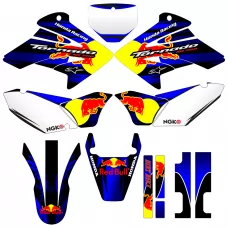 Honda XR 250 REDBULL 17-19 EDITABLE DESIGNS Graphic Templates
