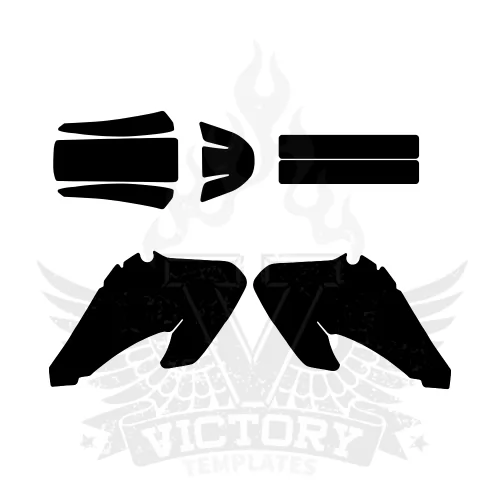 Honda XR 80 100 2001 2002 2003 2004 Graphic Templates Honda XR 80 100 2001 2002 2003 2004 Graphic Templates