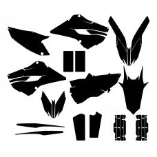 HUSABERG 250 TE 2013 2014 Graphic Templates