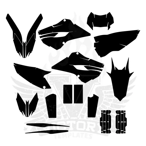 HUSABERG 350 FE 2013 2014 Graphic Templates HUSABERG 350 FE 2013 2014 Graphic Templates