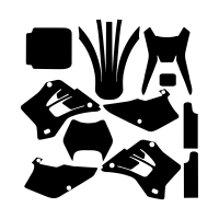 Kawasaki KDX 200 220 1995 1996 1997 1998 1999 2000 2001 2002 2003 2004 2005 2006 2007 2008 Graphic Templates