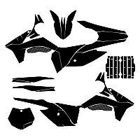 KTM SX 125 2011 2012 Graphic Templates