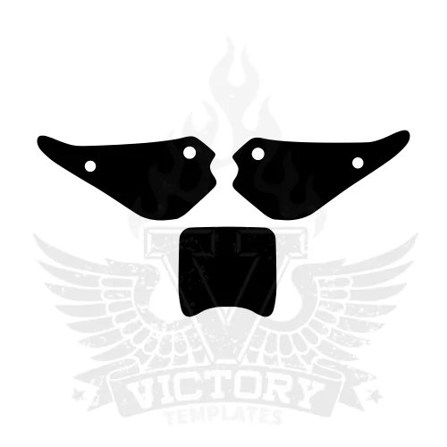 KTM SX 50 1995 1996 1997 Graphics Template KTM SX 50 1995 1996 1997 Graphics Template