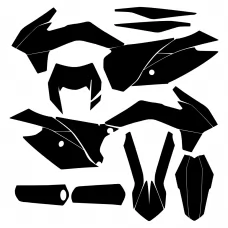 KTM EXC XC-W XCF-W 2014 2015 2016 Graphic Templates