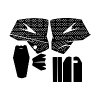 KTM SXF 525 DESERT TANK Graphic Templates