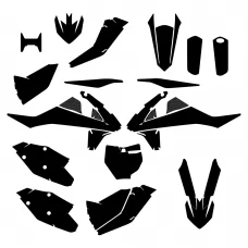 KTM SX SXF 2018 Graphic Templates