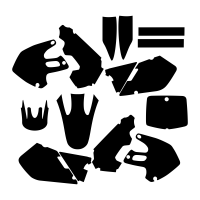 Suzuki RM 125 250 1999 2000 Graphic Templates