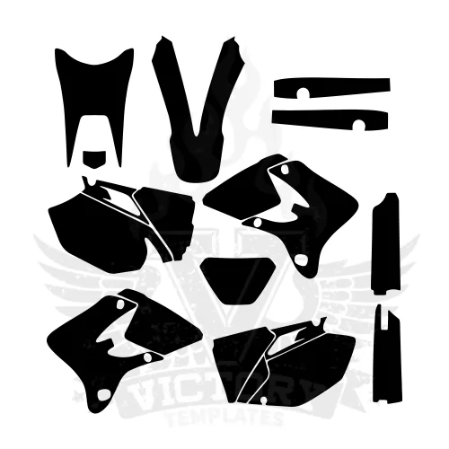 Yamaha WR 400 2004 Graphic Templates Yamaha WR 400 2004 Graphic Templates