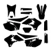 Yamaha WR 250F 450F 2004 2005 2006 Graphic Templates