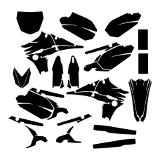 YAMAHA YZF 450 2013 Graphic Templates