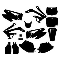 TM Racing 2004 2005 2006 2007 2008 2009 2010 Graphic Templates