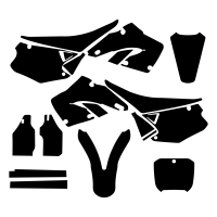 Honda CR 125 250 2000 2001 Graphic Templates