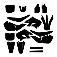 HONDA CR 125 250 1997 1998 1999 Graphic Templates
