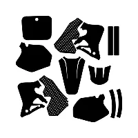 Honda CR 250 1995 1996 Graphic Templates