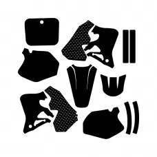 Honda CR 250 1995 1996 Graphic Templates