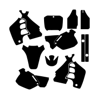 Honda CR 500 Graphic Templates