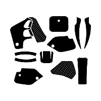Honda CR 80 1990 1991 1992 1993 1994 1995 Graphic Templates