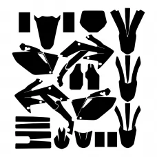 HONDA CRF 250 2004 2005 2006 2007 2008 2009 Graphic Templates
