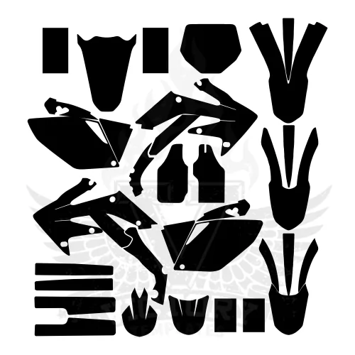 HONDA CRF 250 2004 2005 2006 2007 2008 2009 Graphic Templates HONDA CRF 250 2004 2005 2006 2007 2008 2009 Graphic Templates