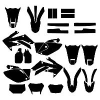 HONDA CRF 250X 2004-2016 Graphic Templates