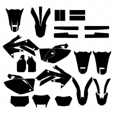 HONDA CRF 250X 2004-2016 Graphic Templates
