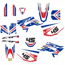 HONDA CRF 450 2017 2018 2019 CROSS EDITABLE DESIGNS Graphic Templates