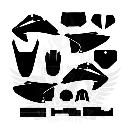 Honda CRF 150 230 2003 2004 2005 2006 2007 Graphic Templates Honda CRF 150 230 2003 2004 2005 2006 2007 Graphic Templates