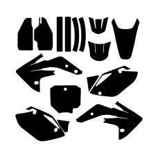 Honda CRF 150 230 2007 2008 2009 2010 2011 2012 Graphic Templates