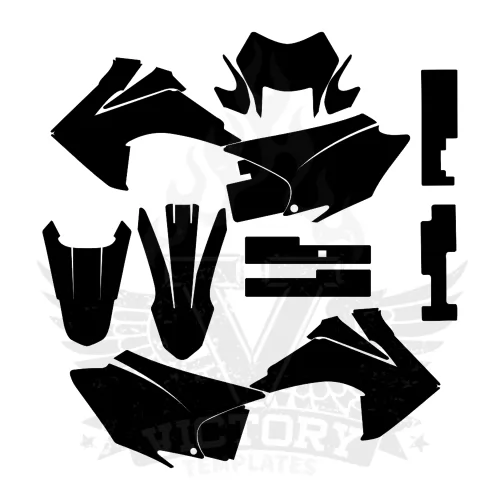 HONDA CRF 203 F 150 F 2015 - Graphic Templates HONDA CRF 203 F 150 F 2015 - Graphic Templates