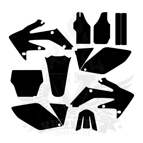 Honda CRF 250 2006 2007 Graphic Templates Honda CRF 250 2006 2007 Graphic Templates