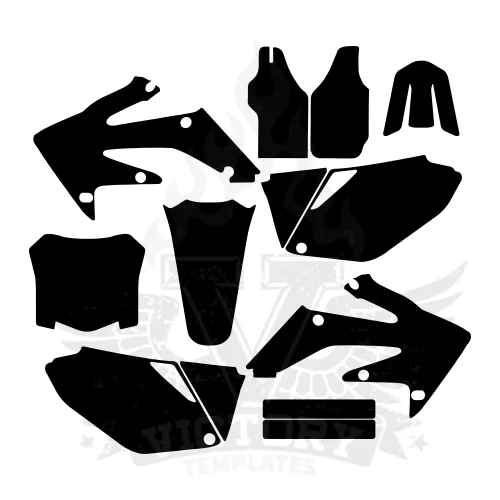 Honda CRF 250 2008 2009 Graphic Templates Honda CRF 250 2008 2009 Graphic Templates
