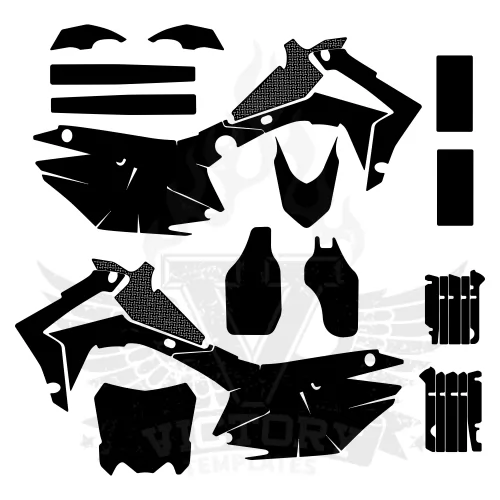 HONDA CRF 250 2014 Graphic Templates HONDA CRF 250 2014 Graphic Templates
